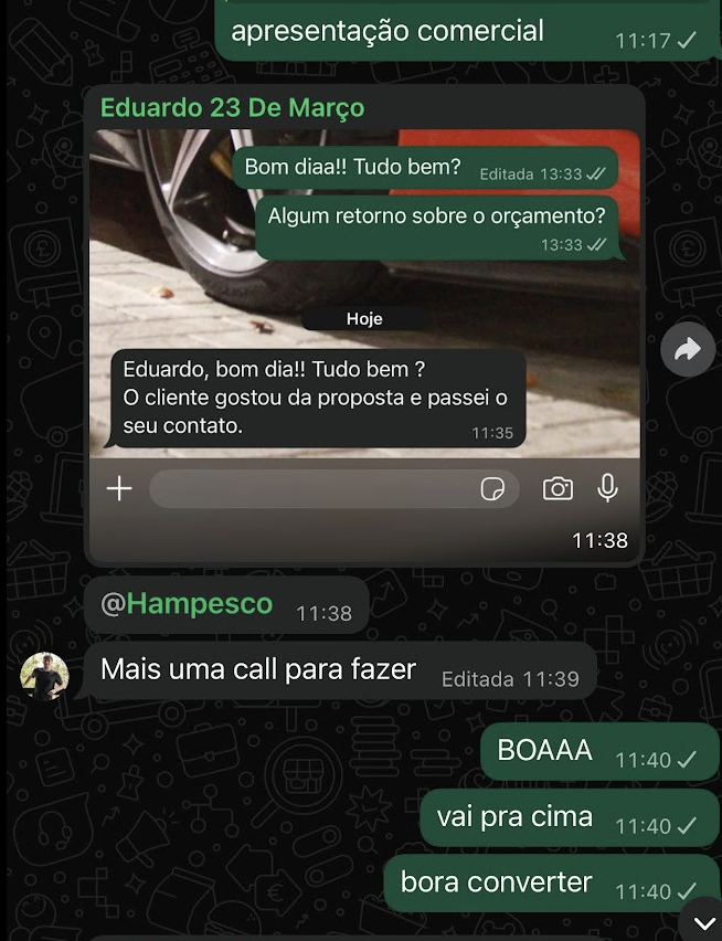 Depoimento de @e.ciangoli