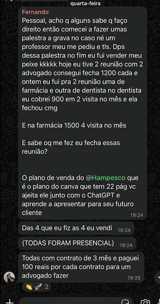 Depoimento de Fernando