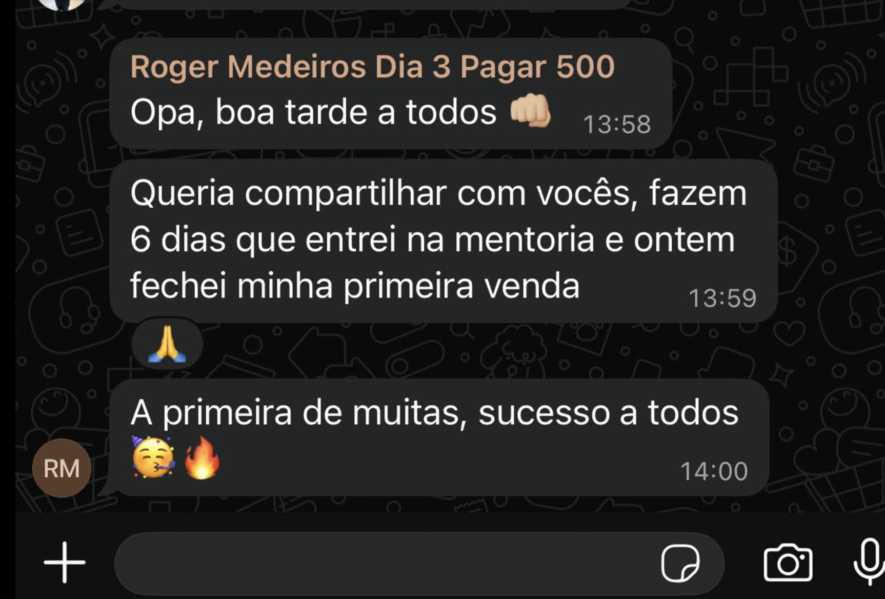 Depoimento de Roger Medeiros